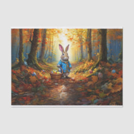 Peter Oaster Bunny mit Ostereier-Körbchen Seidenpapier