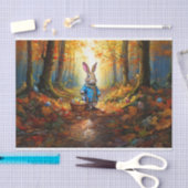 Peter Oaster Bunny mit Ostereier-Körbchen Seidenpapier (Handwerk)