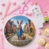 Peter Oaster Bunny Osteregg Korb Happy Oster Pappteller (Party)