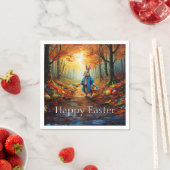 Peter Osterhase mit Ostereier Basket Napkin Serviette (Beispiel)