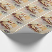 Peter Pan auf Nest-Floss Geschenkpapier (Ecke)