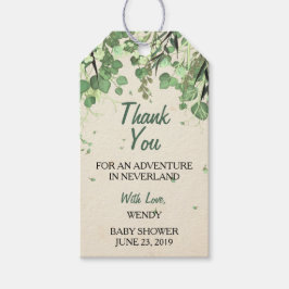 Peter Pan Baby Shower Favor Tag Geschenkanhänger