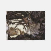 Peter Pan in Kensington arbeitet Kinder im Garten Fleecedecke (Vorderseite (Horizontal))