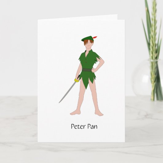 Peter Pan Karte (Vorderseite)