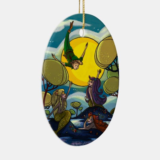 Peter Pan Keramik Ornament (Rechts)