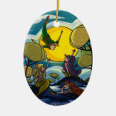 Peter Pan Keramik Ornament (Vorne)