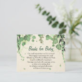 Peter Pan Neverland Bücher für Babyeinlage Begleitkarte (Stehend Vorderseite)