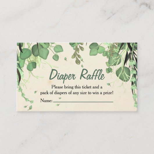 Peter Pan Neverland Windlereinlage Visitenkarte (Vorderseite)