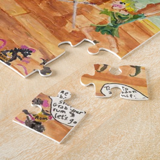 Peter Pan nimmt auf Kapitän Hook Puzzle (Seite)