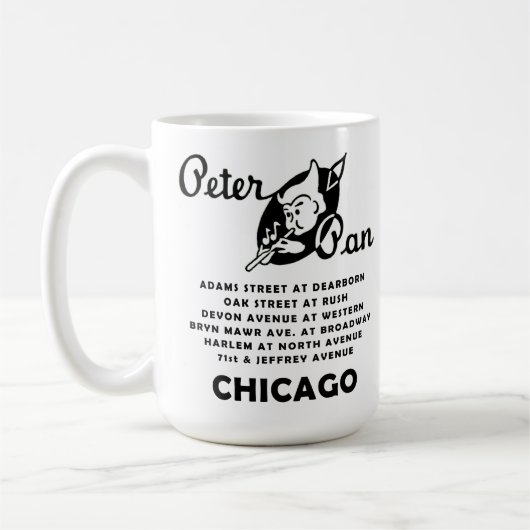Peter Pan Snack Shop, Chicago Kaffeetasse (Links)