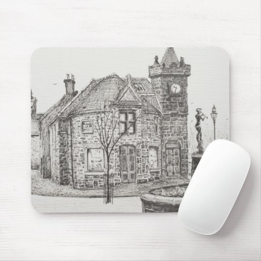 Peter Pan-Statue Kirriemuir Schottland 2007 Mousepad (Mit Mouse)