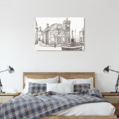 Peter Pan Statue Kirriemuir Scotland 2007 Leinwanddruck (Insitu (Schlafzimmer))