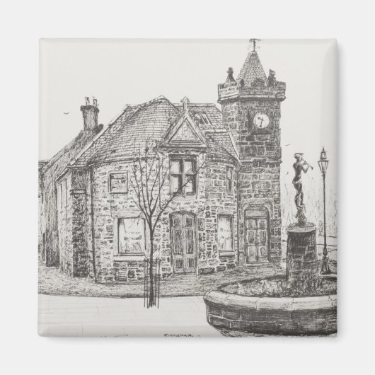 Peter Pan Statue Kirriemuir Scotland 2007 Magnet (Vorne)