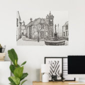 Peter Pan Statue Kirriemuir Scotland 2007 Poster (Heimbüro)