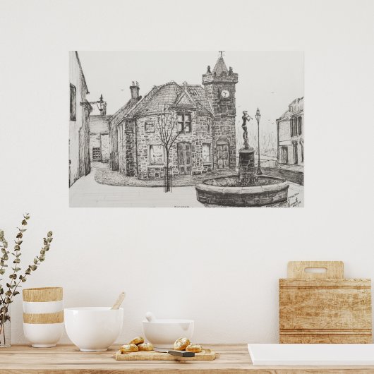 Peter Pan Statue Kirriemuir Scotland 2007 Poster (Küche)