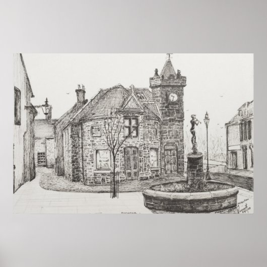 Peter Pan Statue Kirriemuir Scotland 2007 Poster (Vorne)