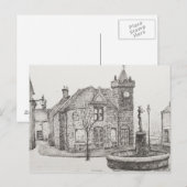 Peter Pan Statue Kirriemuir Scotland 2007 Postkarte (Vorne/Hinten)