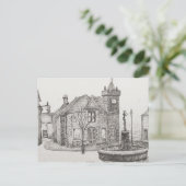 Peter Pan Statue Kirriemuir Scotland 2007 Postkarte (Stehend Vorderseite)