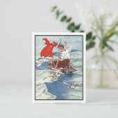 Peter Pan und Tinker Bell von Alice B. Woodward Postkarte (Stehend Vorderseite)