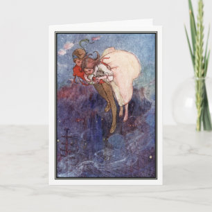 Peter Pan und Wendy durch Alice B. Woodward Karte