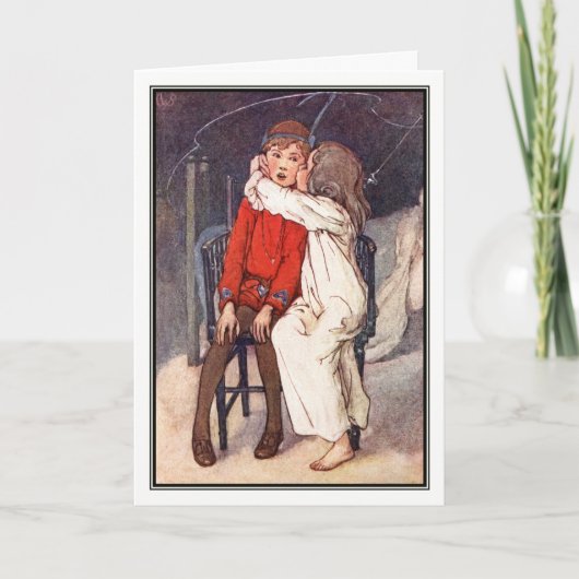 Peter Pan und Wendy durch Alice B. Woodward Karte (Vorderseite)