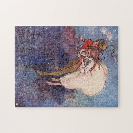 Peter Pan und Wendy durch Alice B. Woodward Puzzle (Horizontal)