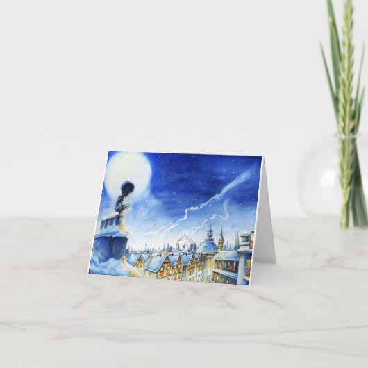 Peter Pan Weihnachtskarte Karte (Vorderseite)