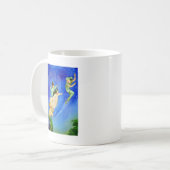 PETER PAN, WENDY, JOHN UND MICHAEL FLIEGEN WEG KAFFEETASSE (Vorderseite Links)