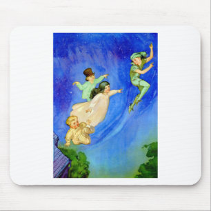PETER PAN, WENDY, JOHN UND MICHAEL FLIEGEN WEG MOUSEPAD