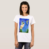 PETER PAN, WENDY, JOHN UND MICHAEL FLIEGEN WEG T-Shirt (Vorne ganz)