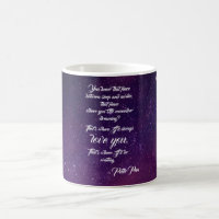 Peter Pan Zitat | Tasse