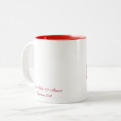 Peter Pangedenkshow-Tasse Zweifarbige Tasse (Vorderseite Links)