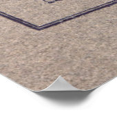 Peter Pans Karte der Kensington Gardens Poster (Ecke)