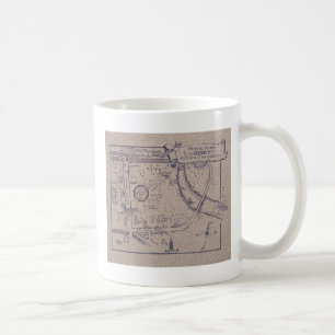 Peter Pans Karte von Kensington-Gärten Kaffeetasse