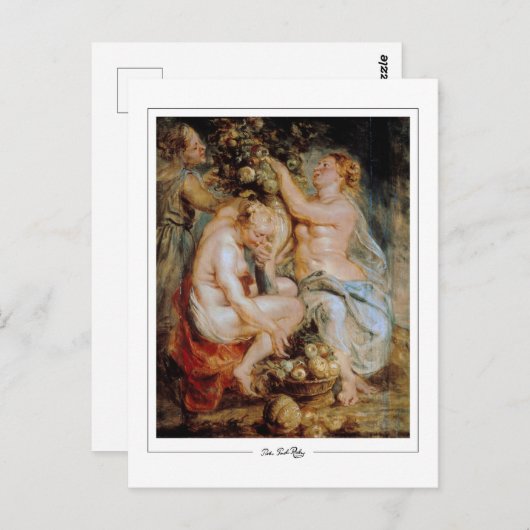 Peter Paul Rubens #23 - Fine Art Postcard Postkarte (Vorne/Hinten)