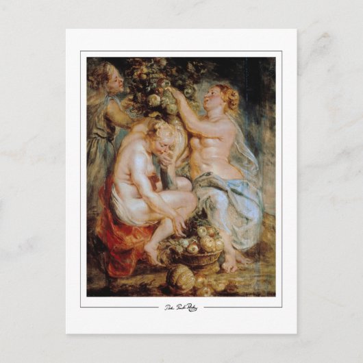 Peter Paul Rubens #23 - Fine Art Postcard Postkarte (Vorderseite)