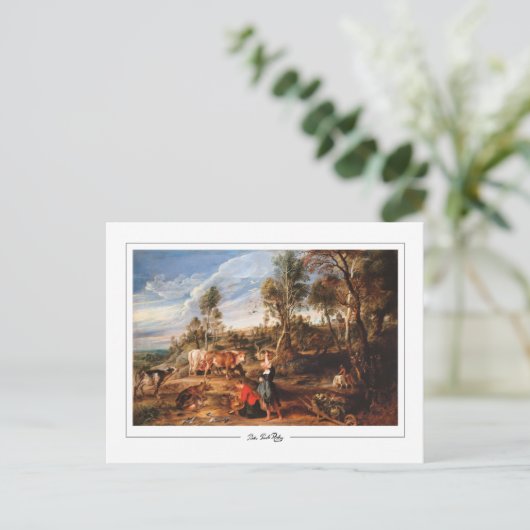 Peter Paul Rubens #2 - Fine Art Postcard Postkarte (Stehend Vorderseite)