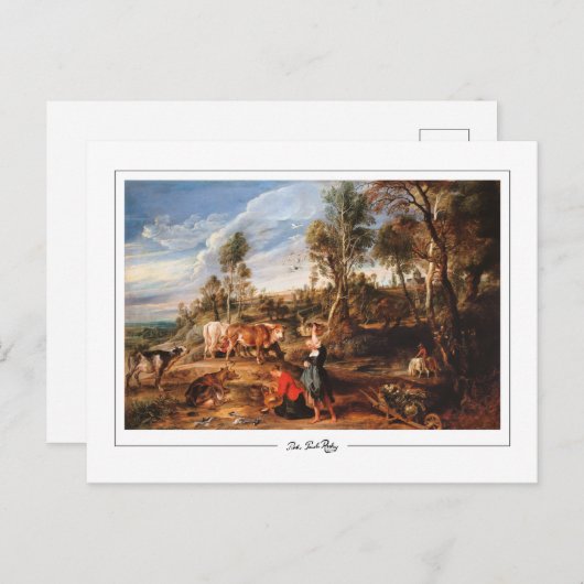 Peter Paul Rubens #2 - Fine Art Postcard Postkarte (Vorne/Hinten)