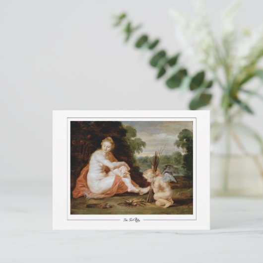 Peter Paul Rubens #4 - Fine Art Postcard Postkarte (Stehend Vorderseite)