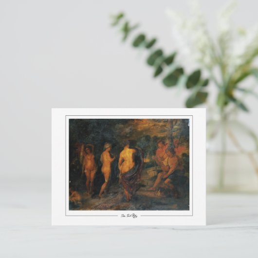 Peter Paul Rubens #62 - Fine Art Postcard Postkarte (Stehend Vorderseite)