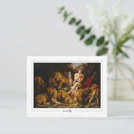 Peter Paul Rubens #69 - Fine Art Postcard Postkarte (Stehend Vorderseite)