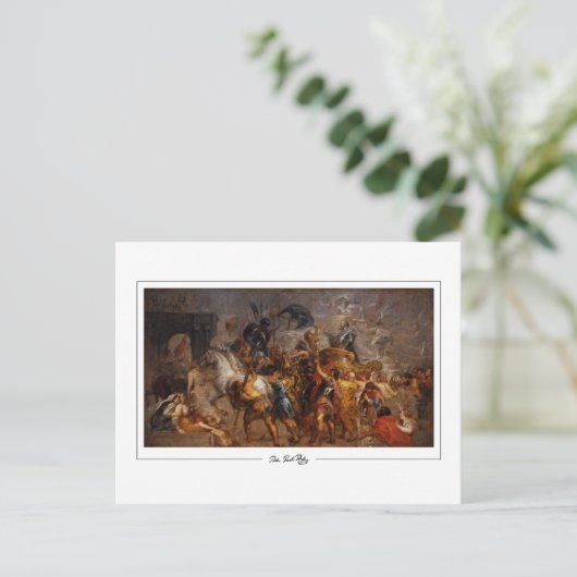 Peter Paul Rubens #73 - Fine Art Postcard Postkarte (Stehend Vorderseite)