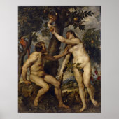 Peter Paul Rubens - Adam und Eve Poster (Vorne)