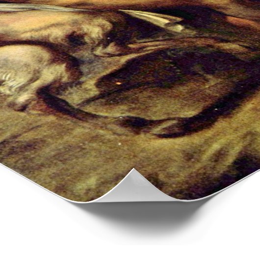 Peter Paul Rubens - Bacchanal Poster (Ecke)