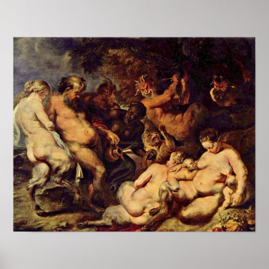 Peter Paul Rubens - Bacchanal Poster (Vorne)