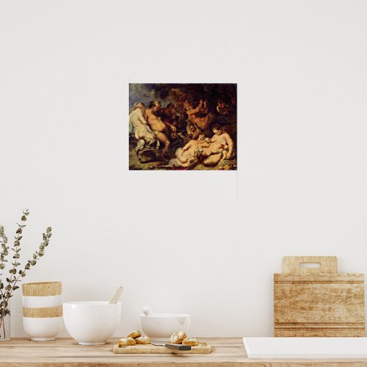 Peter Paul Rubens - Bacchanal Poster (Küche)