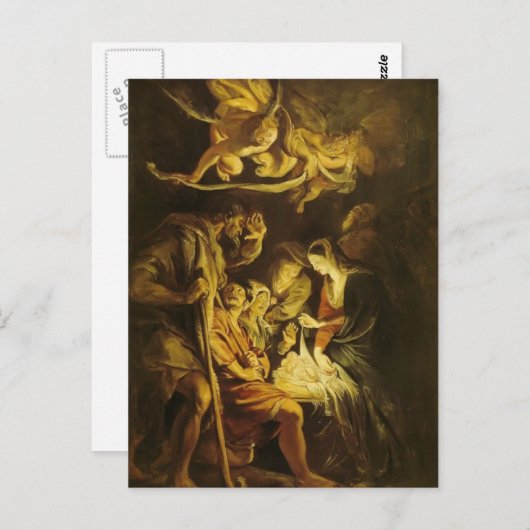 Peter Paul Rubens - Bewunderung der Hirten Postkarte (Vorne/Hinten)