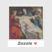 Peter Paul Rubens - Das Entombment Aufkleber (Blatt)