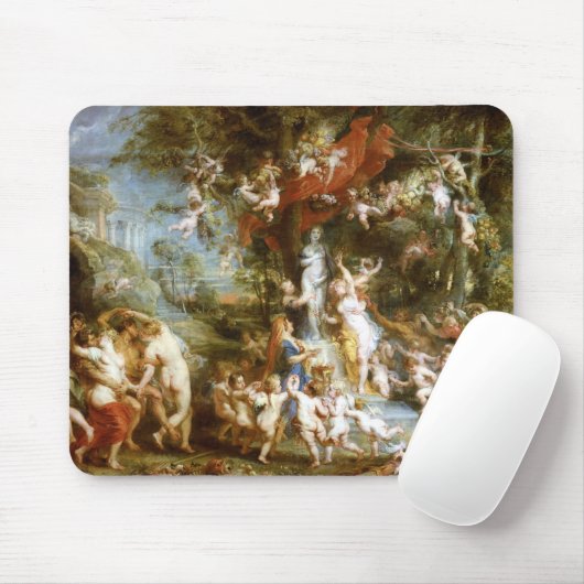 Peter Paul Rubens Das Fest der Venus Mousepad (Mit Mouse)