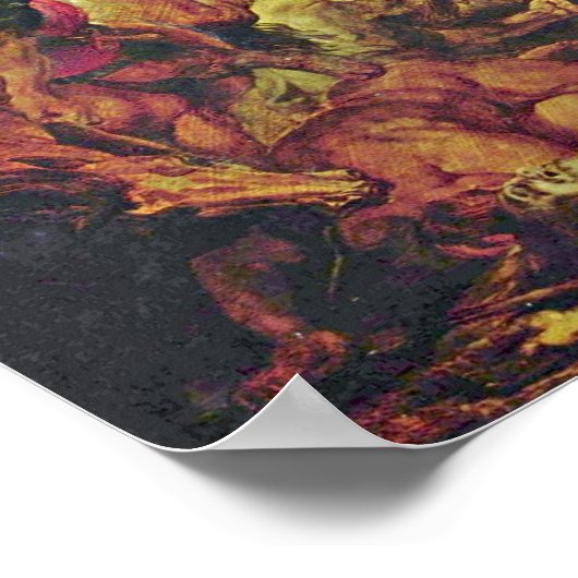 Peter Paul Rubens - Defeat of Sennacherib Poster (Ecke)